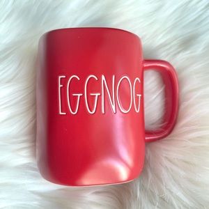 Rae Dunn Red Egg Nog Coffee Mug